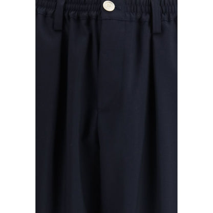Blue Wool Oves Aries Casual Pants