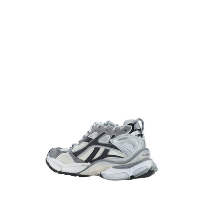 Gray Polyethylene Athletic Sneakers