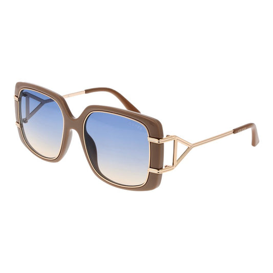 Brown Metal & Plastic Sunglasses