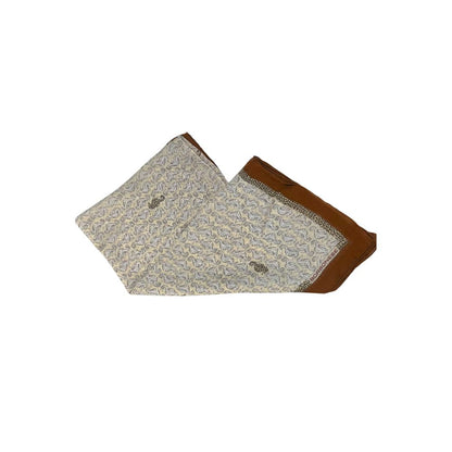 Brown Silk Women Scarf