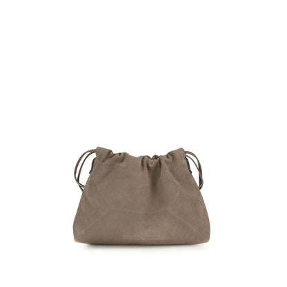 Beige Calf Leather Bos Taurus Clutch Bag