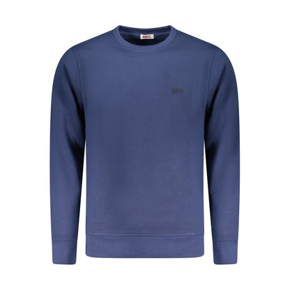 Blue Cotton Men's Sweatshirt