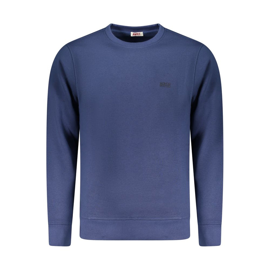 Blue Cotton Men's Sweatshirt