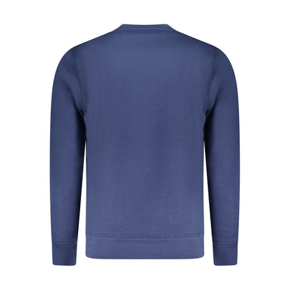 Blue Cotton Men's Sweatshirt