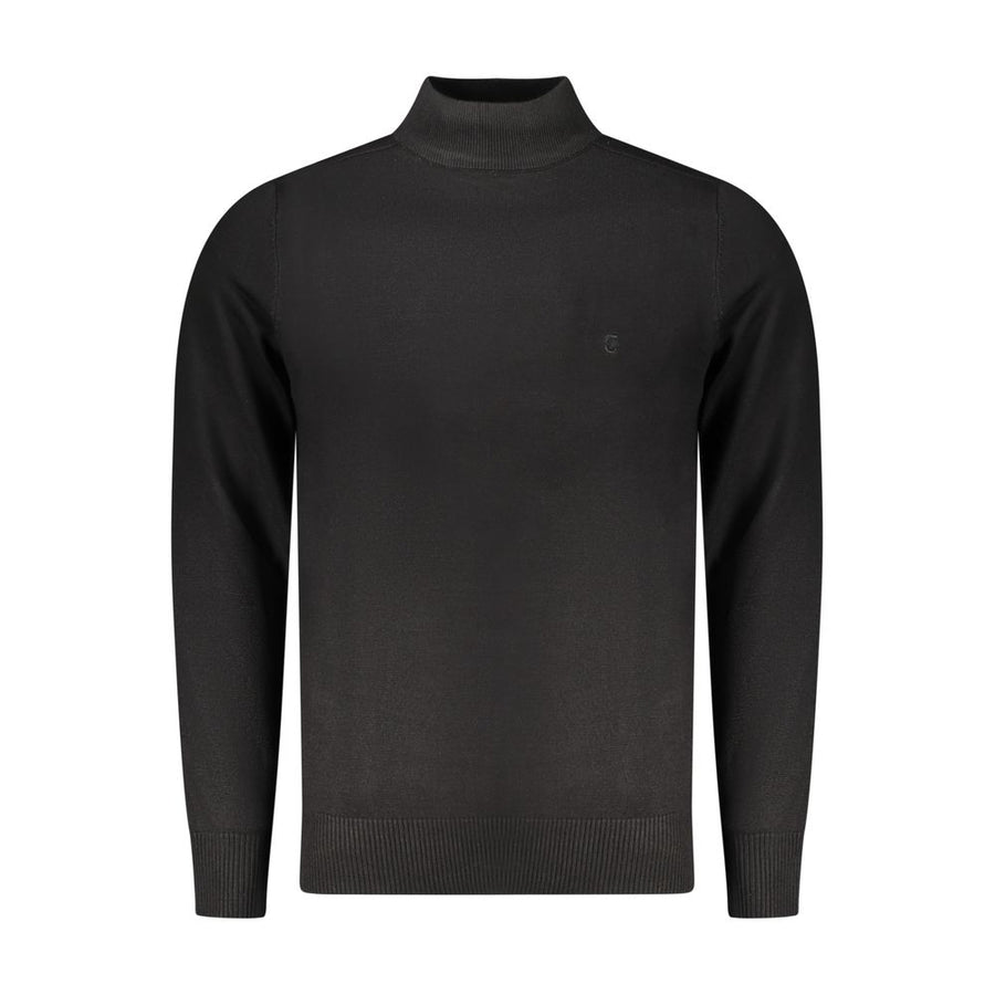 Nero Viscosa Uomo Maglia