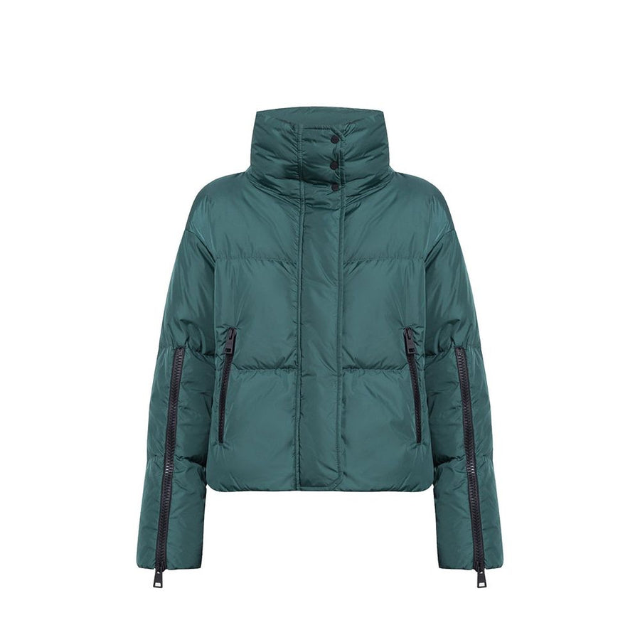 Bicolor Polyamide Coat