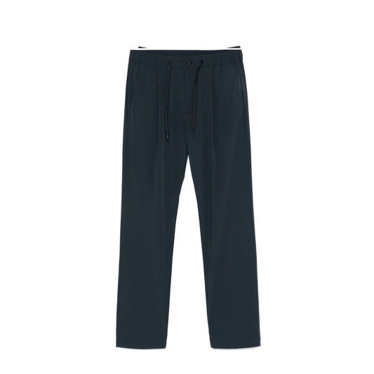 Gray Elastane Casual Pants