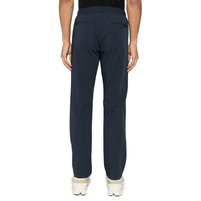 Gray Elastane Casual Pants