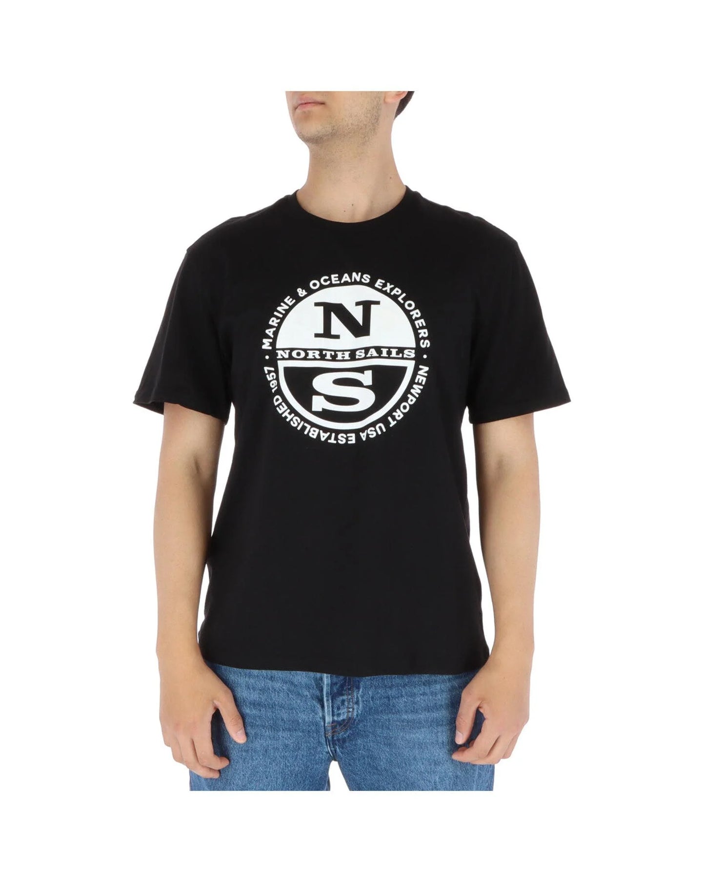 Black Cotton T-Shirt
