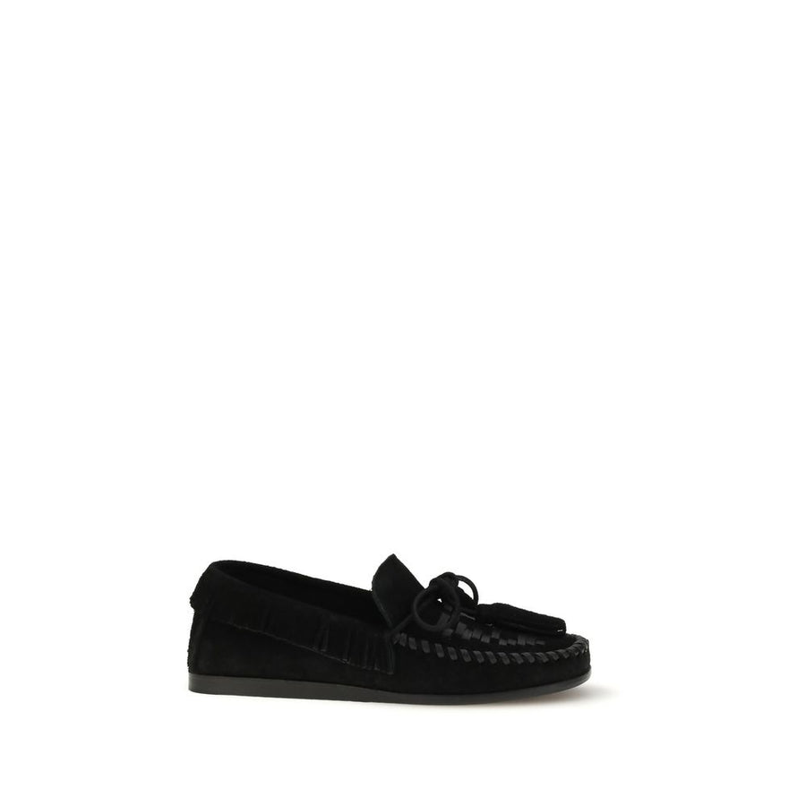Black Calf Leather Bos Taurus Slip-On Loafers