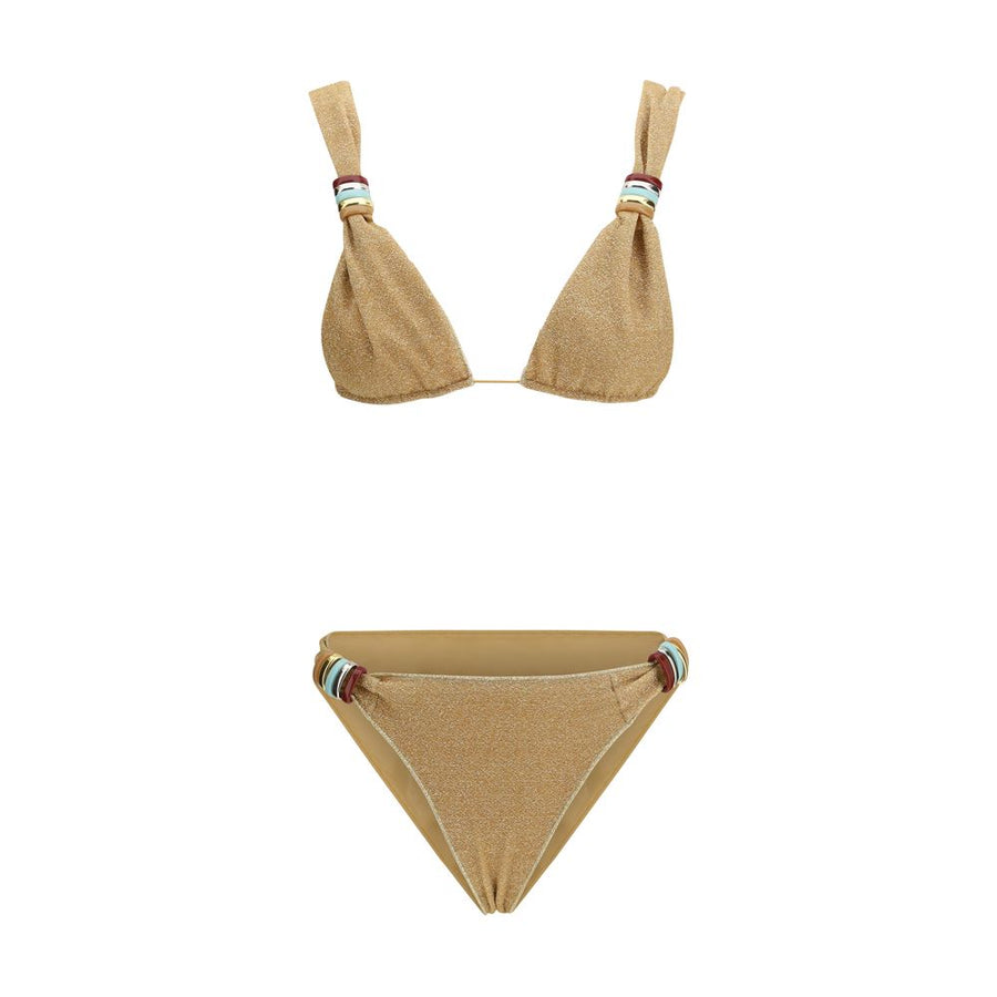 Gold Polyamide Bikini