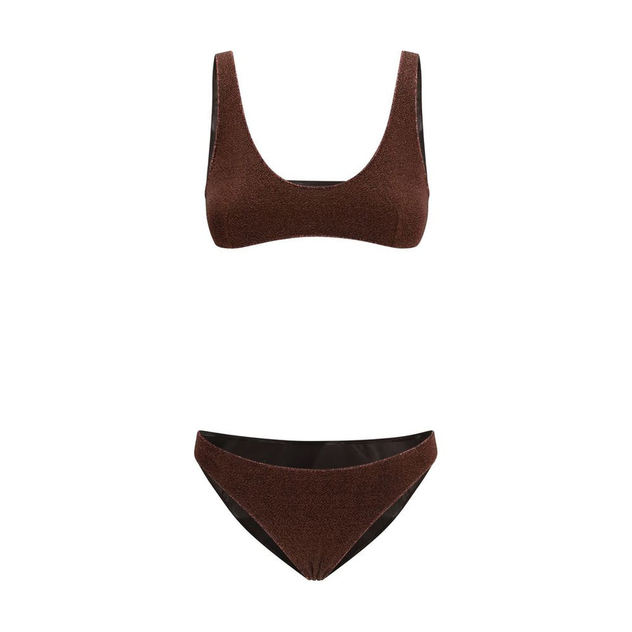 Brown Polyamide Bikini