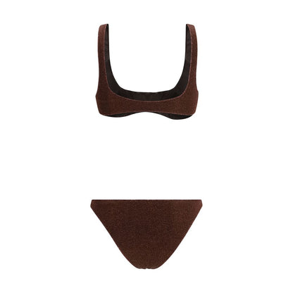 Brown Polyamide Bikini