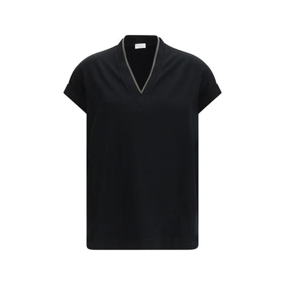 Black Cotton T-Shirt