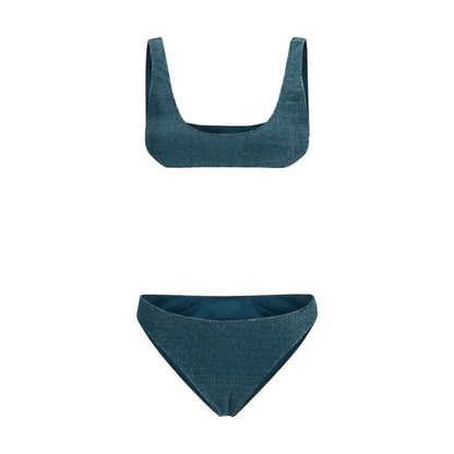 Blue Polyamide One-Piece Swimsuit