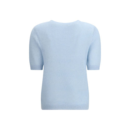 Blue Polyester Sweatshirt