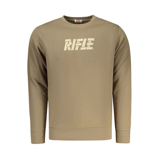 Marrone Cotton Men Sweatshirt