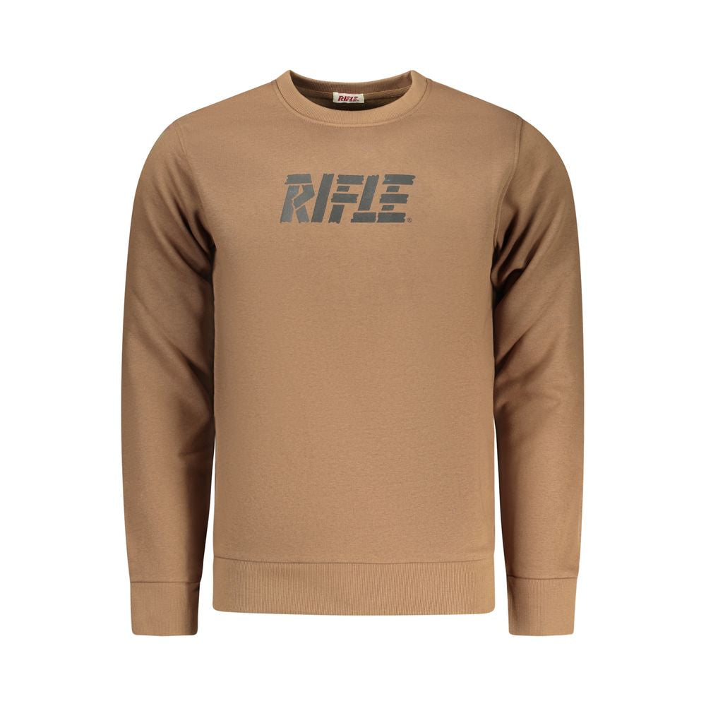 Marrone Cotton Men Sweatshirt