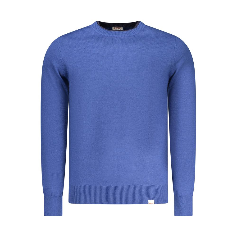 Blu Polyester Men Sweater