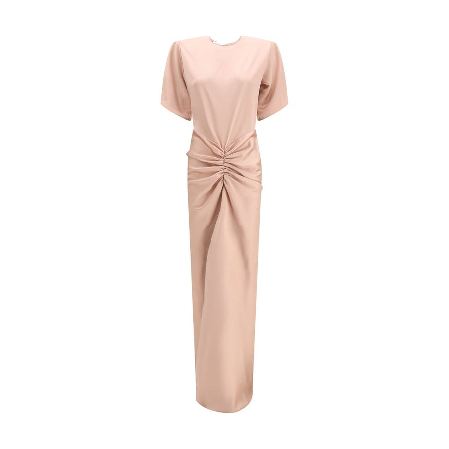 Multicolor Polyester Long Dress