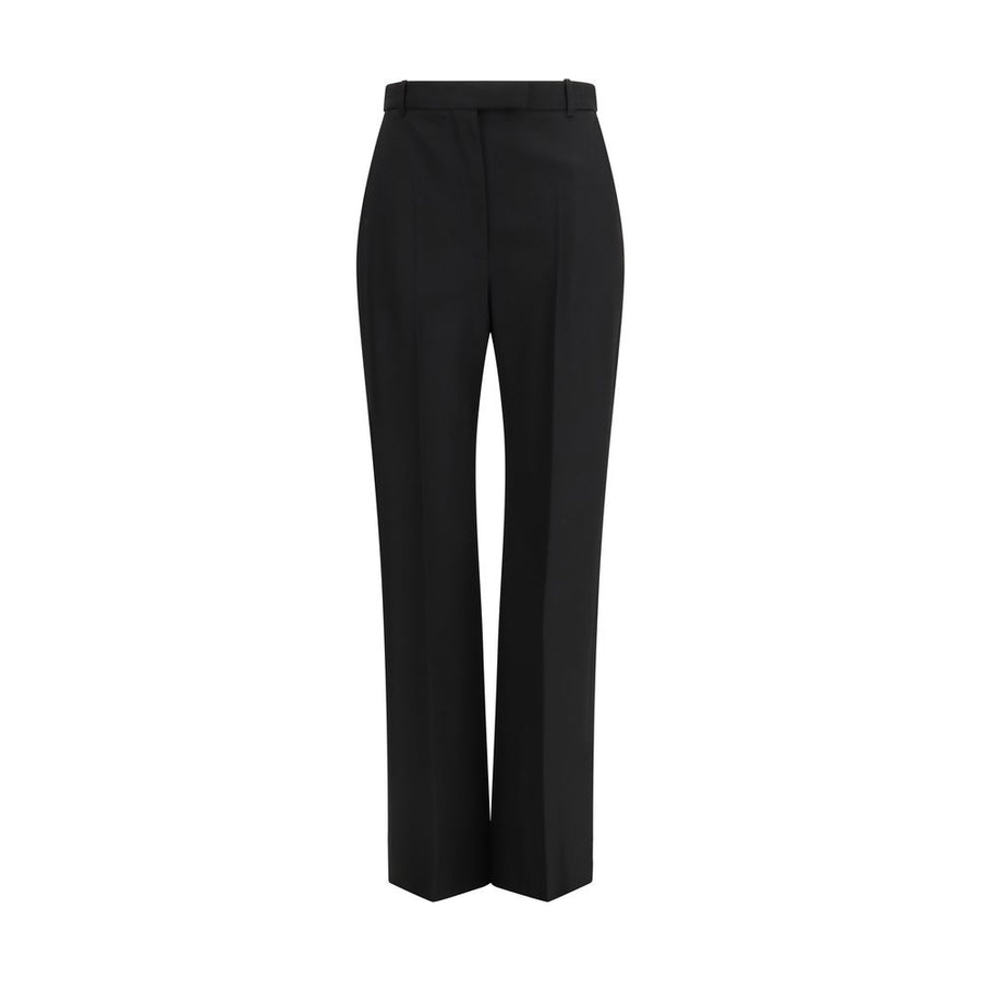 Black Cotton Dress Pants