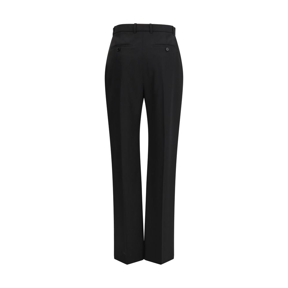 Black Cotton Dress Pants