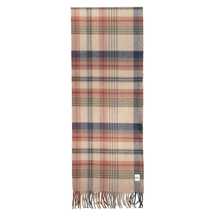 Marrone Polyester Men Scarf