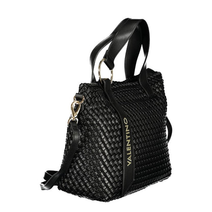 Black Polyurethane Women's Bag