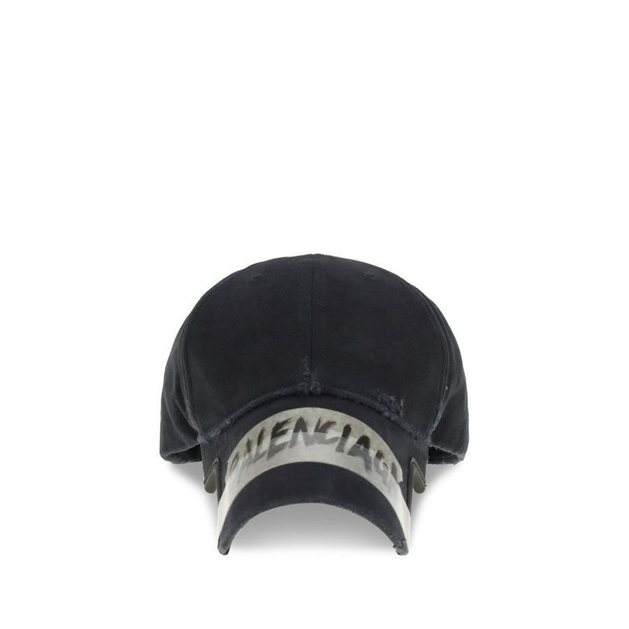 Black Cotton Cap (Baseball Hat)