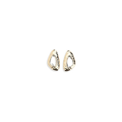 Gold Brass Earrings