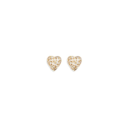 Gold Brass Earrings