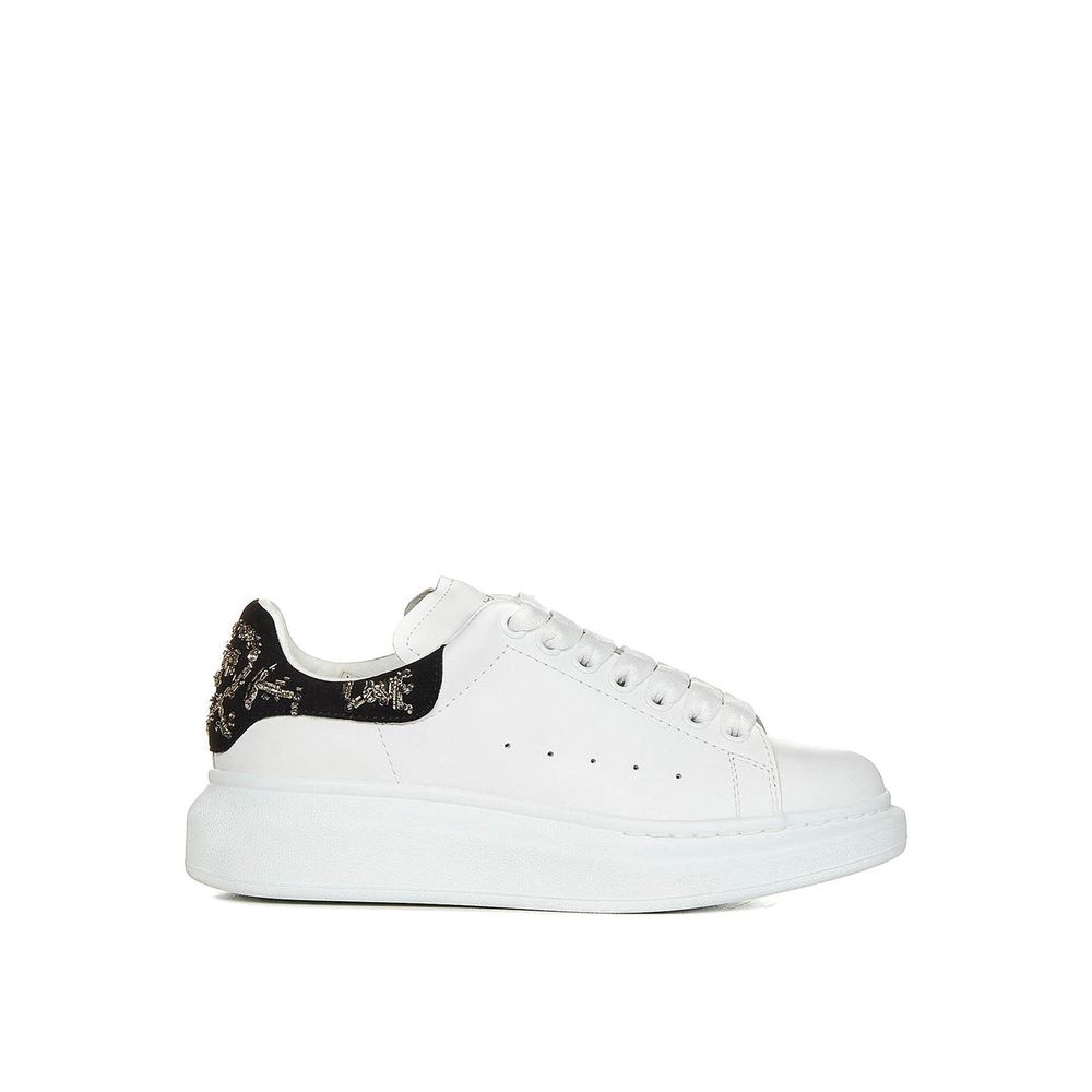 White Calfskin Chunky Sneakers