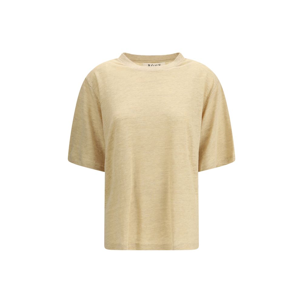 Beige Linen T-Shirt
