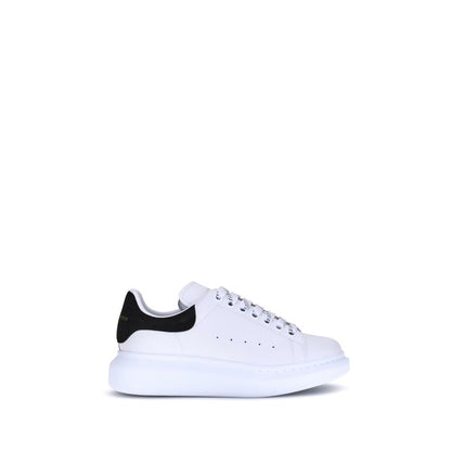 White Calf Leather Bos Taurus Platform Sneakers