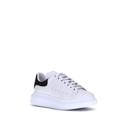 White Calf Leather Bos Taurus Platform Sneakers