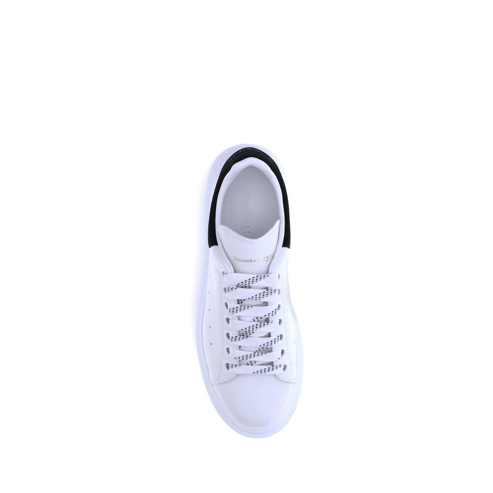 White Calf Leather Bos Taurus Platform Sneakers