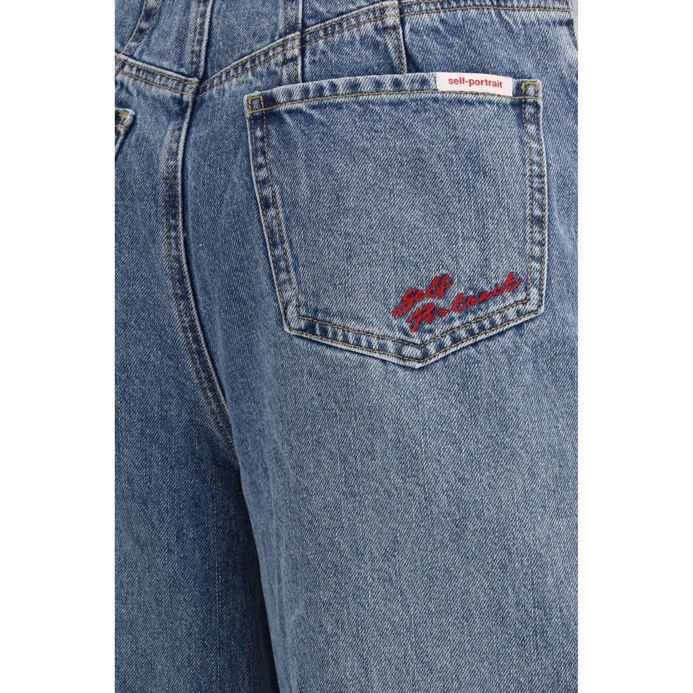 Blue Cotton Relaxed Fit Jeans