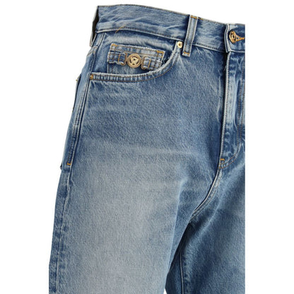 Blue Cotton Jeans Denim