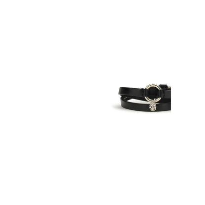 Black Calf Leather Bos Taurus Bracelet