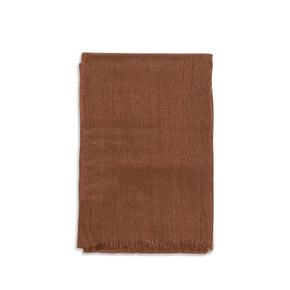 Brown Cashmere Scarf