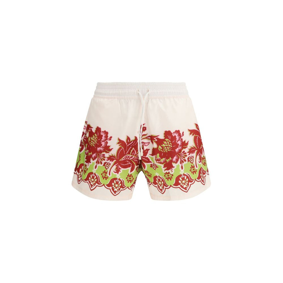 Multicolor Polyester Shorts
