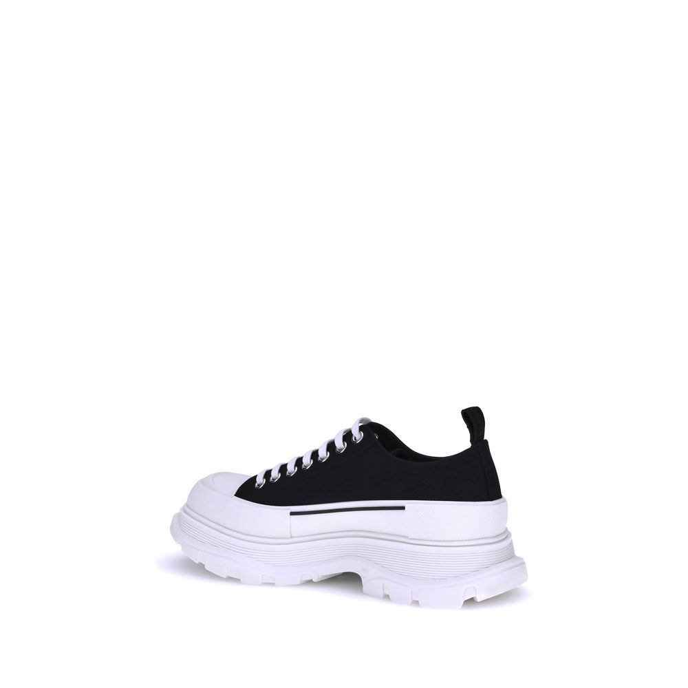 Black Rubber Chunky Sneakers