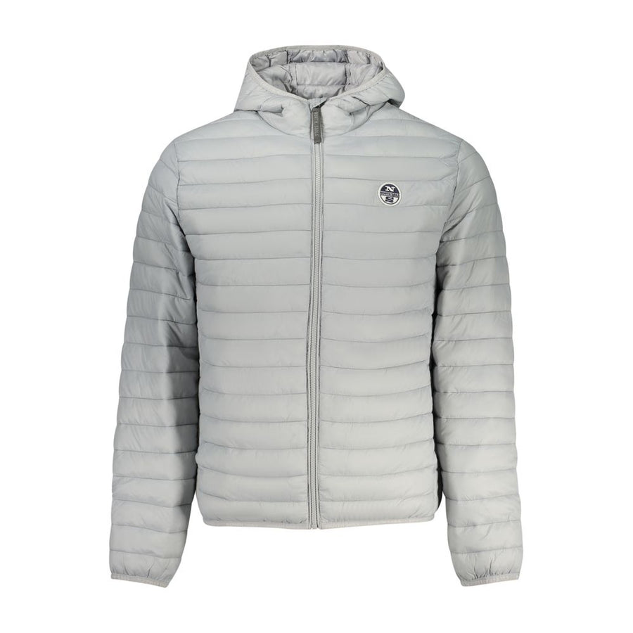 Grigio Poliammide Men's Jacket