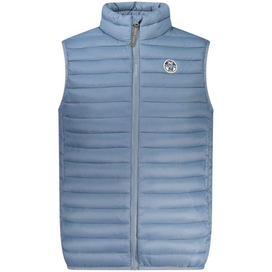 Blu Poliestere Men Jacket
