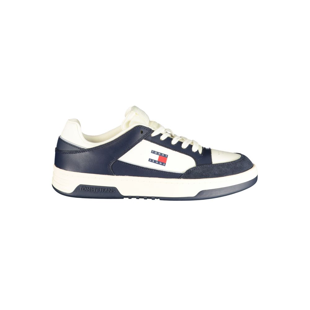 Bianco Polyurethane Men Sneaker