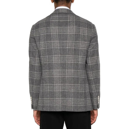 Gray Cashmere Blazer
