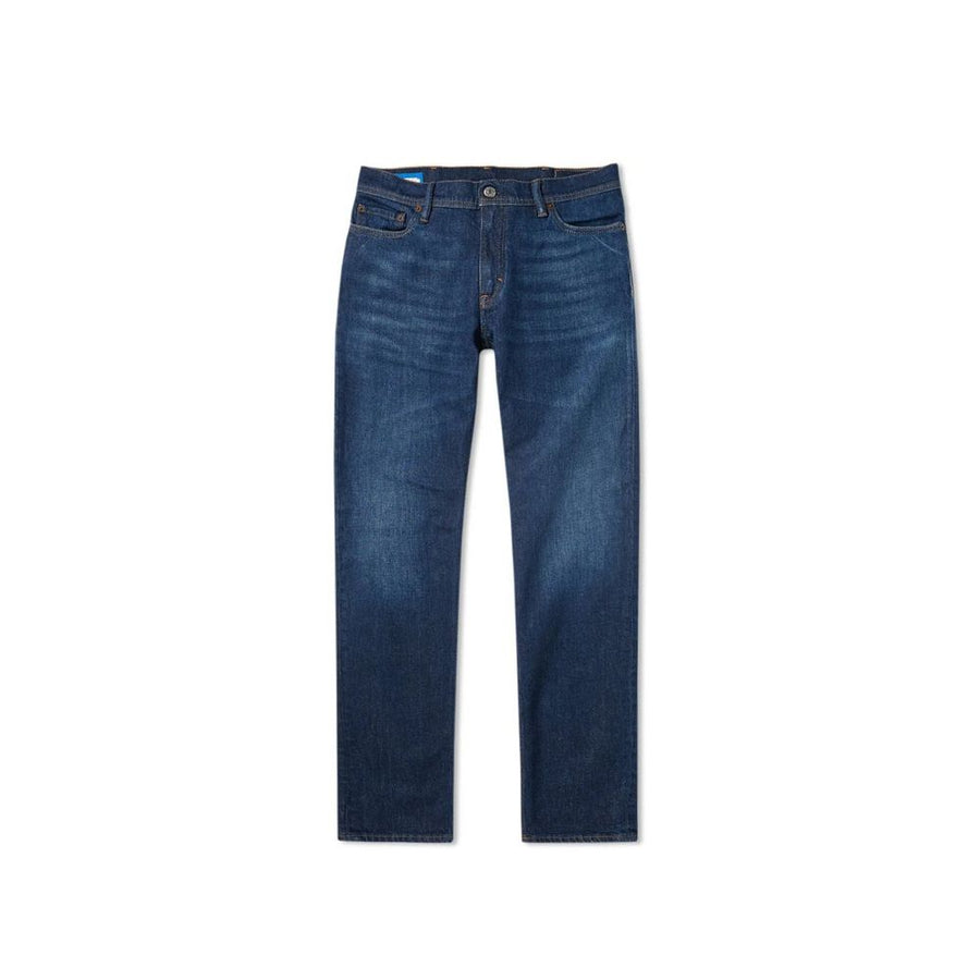 Blue Cotton Slim Fit Jeans