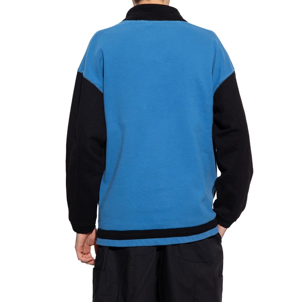 Blue Cotton Sweatshirt