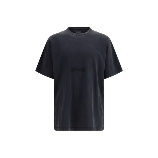 Black Cotton T-Shirt