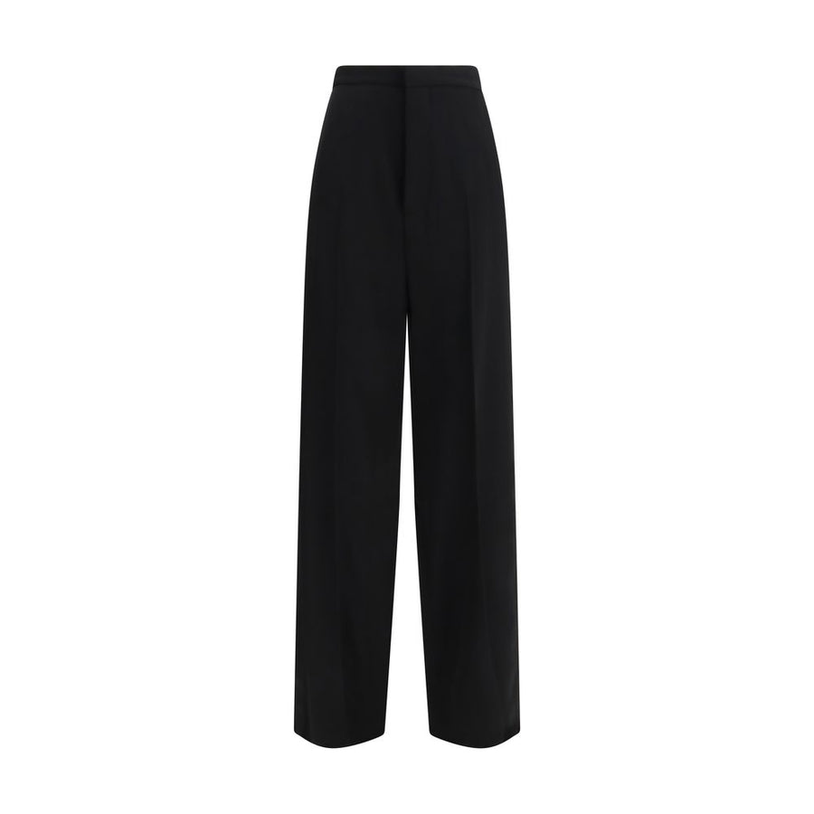 Black Cotton Dress Pants